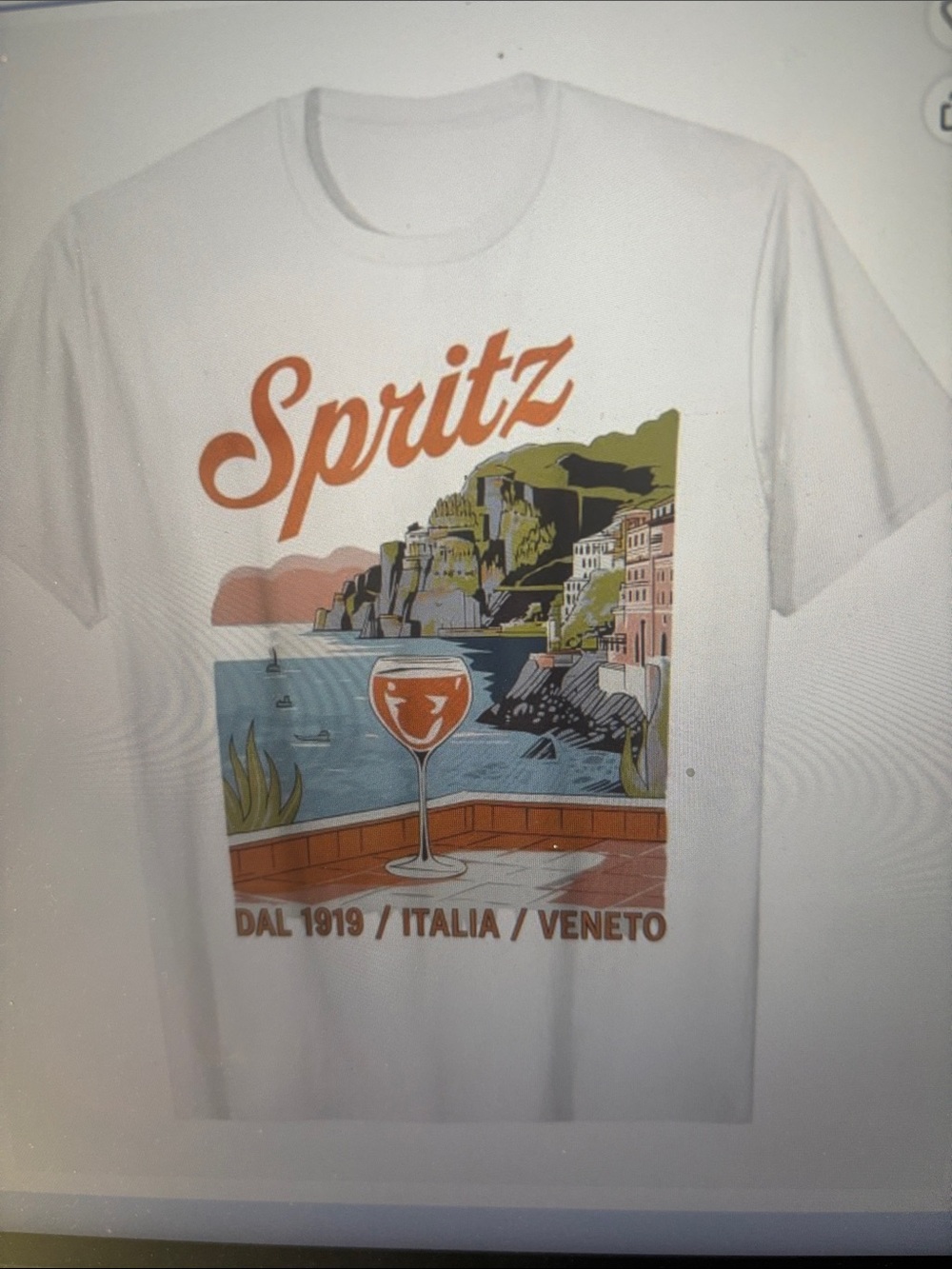 Spritz Italia Veneto White Graphic Tee